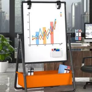 접이식 화이트보드 거치대 양면 메뉴판 이동식 자석