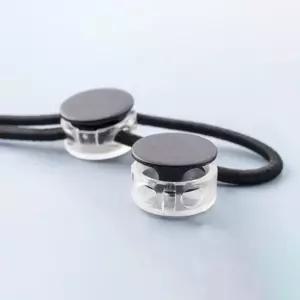 신발끈 조이개 스프링 버클 20p 고정클립 고정스프링 투명 매듭없는신발끈 운동화끈