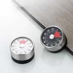 주방 쿠킹 타이머 미니 기계식 알람 자석 요리 시계