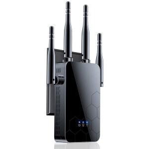 2026 WiFi Extender 인터넷 부스터 10000 평방피트 장거리 중계기 무선 라우터 증폭기 메시 Wi-Fi 80 빠름 그 어느 때보다 넓음 가정에서 더 많은 네트워크 장치 지원 1-탭 설정