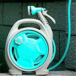 셀프세차용 15M 릴호스 정원 관수 물분사기 가정용 원예용 농업인 베란다 도로공사