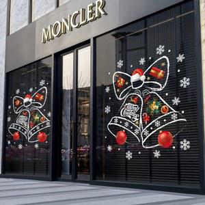 크리스마스 장식 창 스티커, 쇼핑 센터용 시계 창문 상점 유리 1