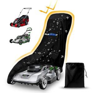 잔디 깎는 기계 커버 방수 트랙터 튼튼한 600D 옥스포드 원단 드로스트링 및 보관 가방 UV 저항 보호 커버를 사용하여 먼지 바람으로부터 기계용 74 25 39 를 커버해 주세요