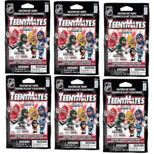 티니메이트 파티 애니멀 2021 NHL 시리즈 8 하키 피규어 선물 세트 번들, 미스터리 팩 6개 묶음