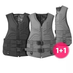 [Q]BUFFALO 프리미엄 접이식 구명조끼 1+1 2개 부력보조복