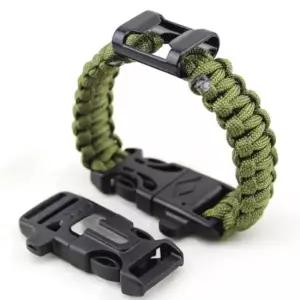 캠필팔찌 아웃도어 로프 부싯돌 팔찌