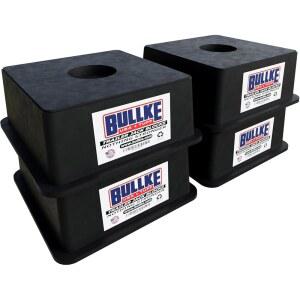 [미국배송] 미국산 트레일러 잭 블록 | 최대 18000파운드 캠핑카 여행용 트레일러 5륜 지지대용 헤비 듀티 RV 레벨링 및 스태빌라이징 패드 신뢰할 수 있고 내구성이 뛰어난 스태빌라이저 잭 풋 스탠드 (4개)