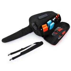 야라드마리스 전기톱 휴대용 케이스 풀 프로텍티브 보관 가방 접이식 홀더 Stihl/Husqvarna 16 /18 /20 체인톱과 호환 가능