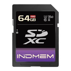 [미국배송] 64GB SD 카드 UHS-II V60 U3 SDXC 메모리 카드 최대 280MB/S의 고속 읽기 전문가용 카메라 4K/6K 비디오용