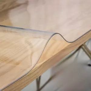 대형 테이블 커버 직각 투명 매트 두꺼운 테이블커버