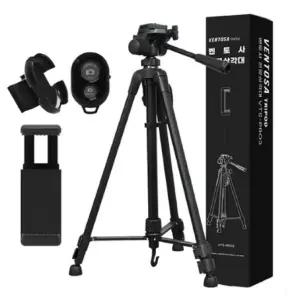 벤토사 360도 헤드 좌우회전 DSLR+스마트폰 전문가용 삼각대 풀세트_블랙