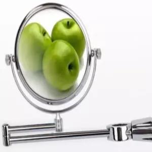 리조트원형거울 남녀공용 해바라기샤워기 면도 양면 슬라이드바면도경 (WFJ5NQB)