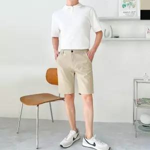 휴가 홈웨어 면반바지 면 5부 밴딩 가을 캐쥬얼 신상 (WFJ4XM8)