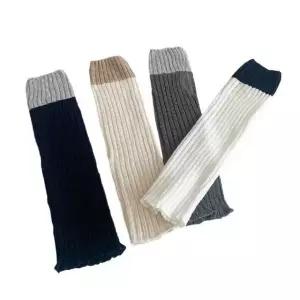 배색 레그워머 방한 발토시 발워머 양말 (WFJPT9X)