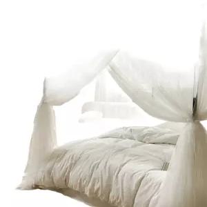 사각 공주모기장 캐노피 모기장 침대 A 커튼 궁전 대형