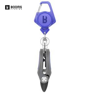 [호환품]Booms Fishing FR1 스테인레스 스틸 2-in-1 낚시 라인 커터 소형 플라이 땋은 모노 및 플루오로 가