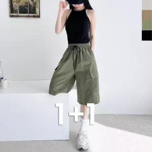 여성반바지 여자핫팬츠 반바지 5부반바지 숏팬츠 면 (WFJ4YEV)