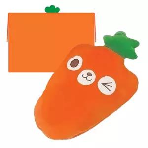 캐롯 85x120cm 블랭킷 쿠션 파우치 베개 담요 당근