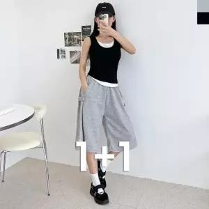 밴딩바지 3부팬츠 여성반바지 여름 여자반바지 신상 (WFJ4YG3)