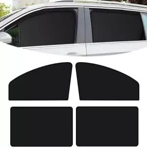 메르데지 4개 차량 창문 그늘막 전면 후방 사이드 윈도우 프로텍터 12.99x18.9x24.41인치/31.5x18.9인치