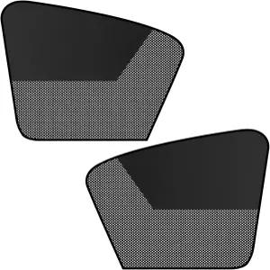 넥스트팔 자동차 운전석 창문 자외선 차단 기능이 있는 2팩 마그네틱 하프 블랙아웃 및 투명 그늘막 승객