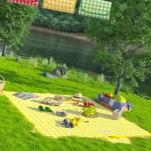 글샵 피크닉 매트 8인용 공원텐트 등산매트