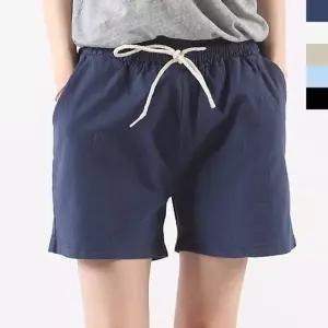 짧은바지 5부반바지 여름반바지 밴딩바지 5부바지 면 (WFJ4YGU)