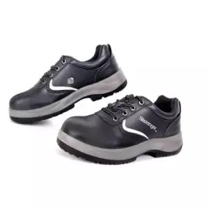 안전 작업용 스틸토캡 하이컷 가죽 안전화 4인치 건설용 부츠 (WFJ5SPY)