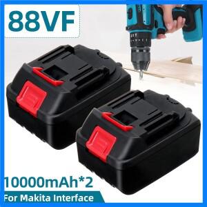 Makita 인터페이스용 리튬 배터리 전기 렌치 드릴 앵글 그라인더 전동 공구용 충전식 배터리 88VF 10000mAh