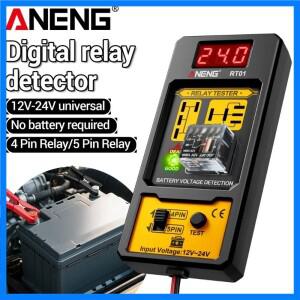ANENG RT01 릴레이 테스터 Aermotor 11-25V 자동차 배터리 전압 검출기 LED 표시 등 발전기 분석기 진단 도