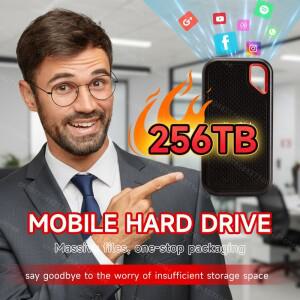 E61 SSD 휴대용 외장 하드 드라이브 2TB M.2 디스크 메모리 USB3.1 저장장치 노트북 데스크탑 컴퓨터