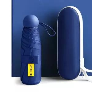 초소형 양산 미니 5단 가벼운 양산 네이비 (WFJPVBS)