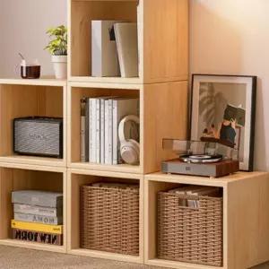 틈새책꽂이 책장수납함 서재장 우드 조립식 원목 작은