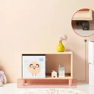 거실책장 벽책장 낮은책꽂이 1단 1칸 삼나무 바퀴형 LY602