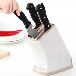 싱크대칼꽂이 주방 칼 칼보관 거치대 베이지 (WFJPVGL)