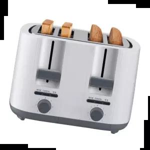 토스터기4구 4구 토스터기 굽기조절 해동 재가열 지원 최대 1500W