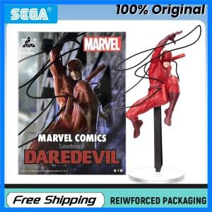 재고 있음 SEGA 마블 코믹스 루미나스타 데어디블 피규어 모델 오리지널 장난감 데스크탑 장식 생일 선물