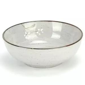 도자기 대접 그릇 면기 라면 용기 국그릇 식사접시 14CM 우동 죽 수프