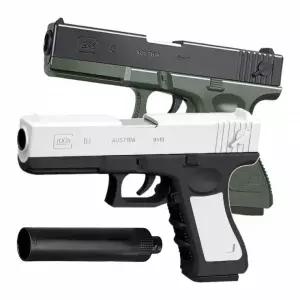 UB 글록 소음기 너프건 탄피 재장전 놀이 서바이벌 장난감총