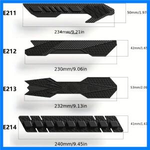 1PC 실리콘 체인 보호 스티커 - 산악 및 도로 자전거용 긁힘 방지 하부 파이프 체인 스티커