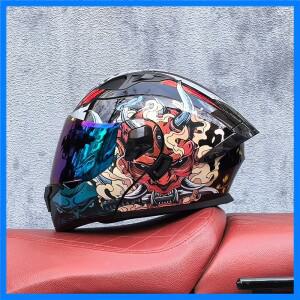 신형 오토바이 헬멧 DOT 인증 이중 렌즈 오픈 페이스 헬멧 안전 모듈형 플립 헬멧 선쉐이드 포함