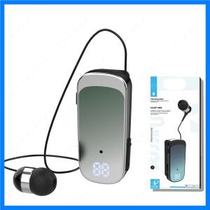 K65 패션 블루투스 헤드셋 비즈니스 개폐식 라 발리에 유형 이어폰 단일 귀 핸즈프리 와이어 슈퍼 긴 대기