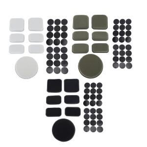 [호환품]헬멧 보호 매트 넓은 호환성 패딩 키트 후크 및 루프 바이크 오토바이용 24PCS