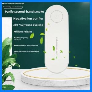 플러그인 휴대용 음이온 공기청정기: 냄새 연기 및 PM2.5 제거용 음이온 발생기 방 화장실 및 주방에 이
