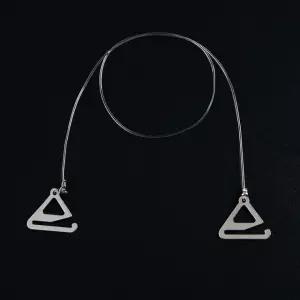 브레지어 투명어깨끈 브라 실 투명 누드 숄더 패션 흘러내림방지 반투명 스트랩 끈 한쌍 Kk438