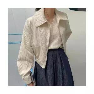 집업 야구 항공 점퍼 여성 잠바 가을 겨울 칼라 쇼트 코트 캐주얼 상의 admr4