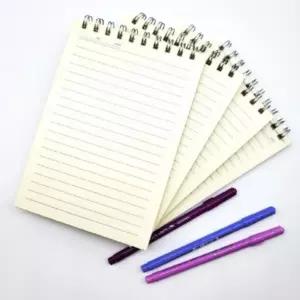 공책 스프링 유선 메모 필기 장 A5 줄 장노트 상철 이중링 세로형 줄노트