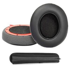 [미국배송] BEATS STUDIO 2 & 3 (B0500 B0501) 유선 및 무선 헤드폰 이어 쿠션을 위한 프리미엄 단백질 가죽 이어패드 헤드밴드 쿠션 교체