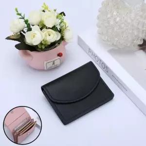 고급스러운 심플 3칸 반지갑 여자 버클 카드지갑 동전 (WFJ5X6L)