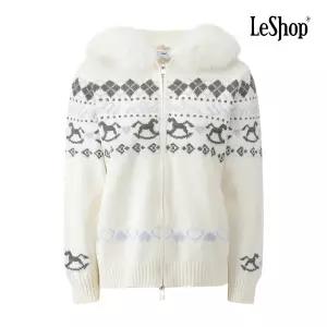 [롯데백화점]르샵 후드퍼 러블리 노르딕 집업 가디건 BPCKC005A